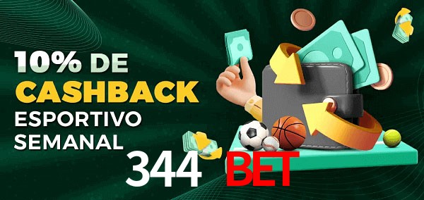 10% de bônus de cashback na 344 bet